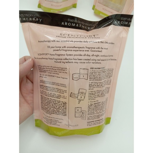 NIP Lot Of 2 Bath and Body Works Scentport Energy - Aromatherapy -Mandarin Lime - Picture 3 of 3